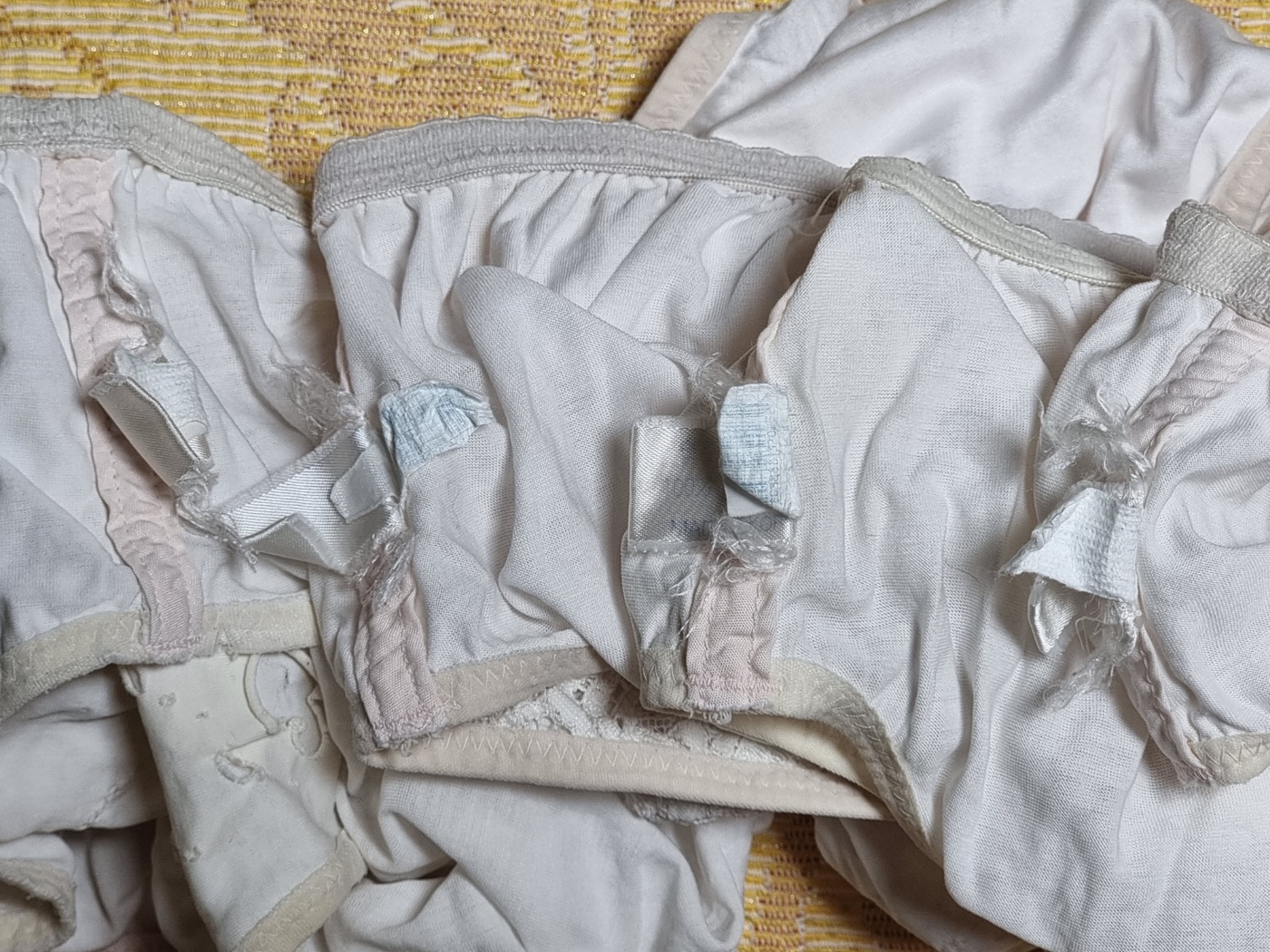 Another set of worn panties, demonstrating the brand's long-lasting value.